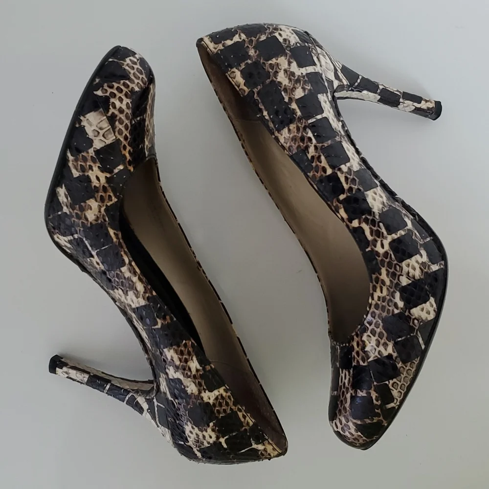 MaxStudio Marabel Snakeskin pumps 6 - Picture 5 of 12